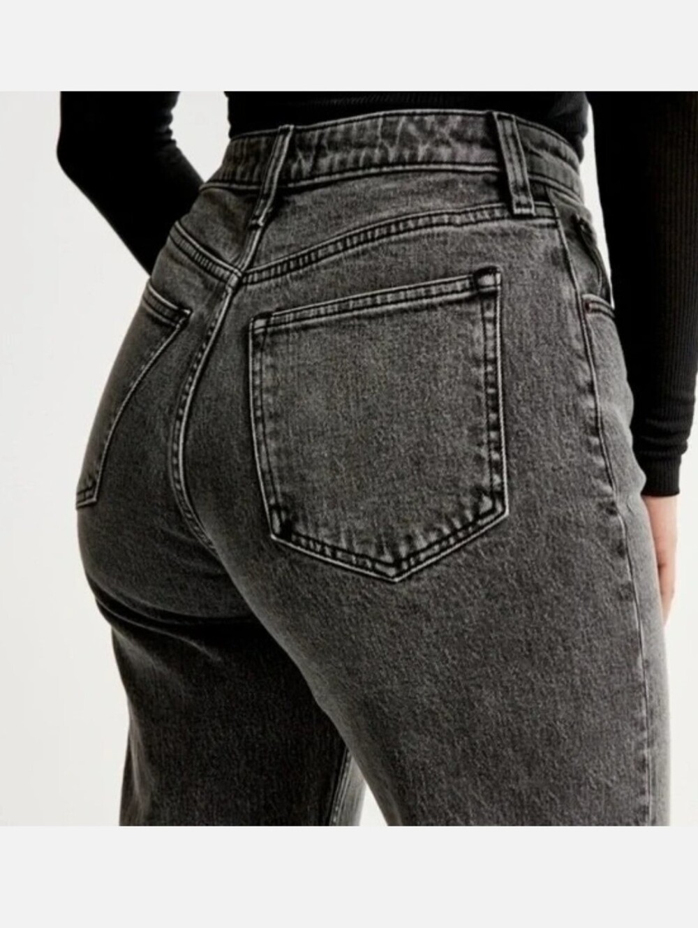 Abercrombie & Fitch Women's 90's Relaxed High Rise Jeans Size 27/4 - Picture 9 of 9